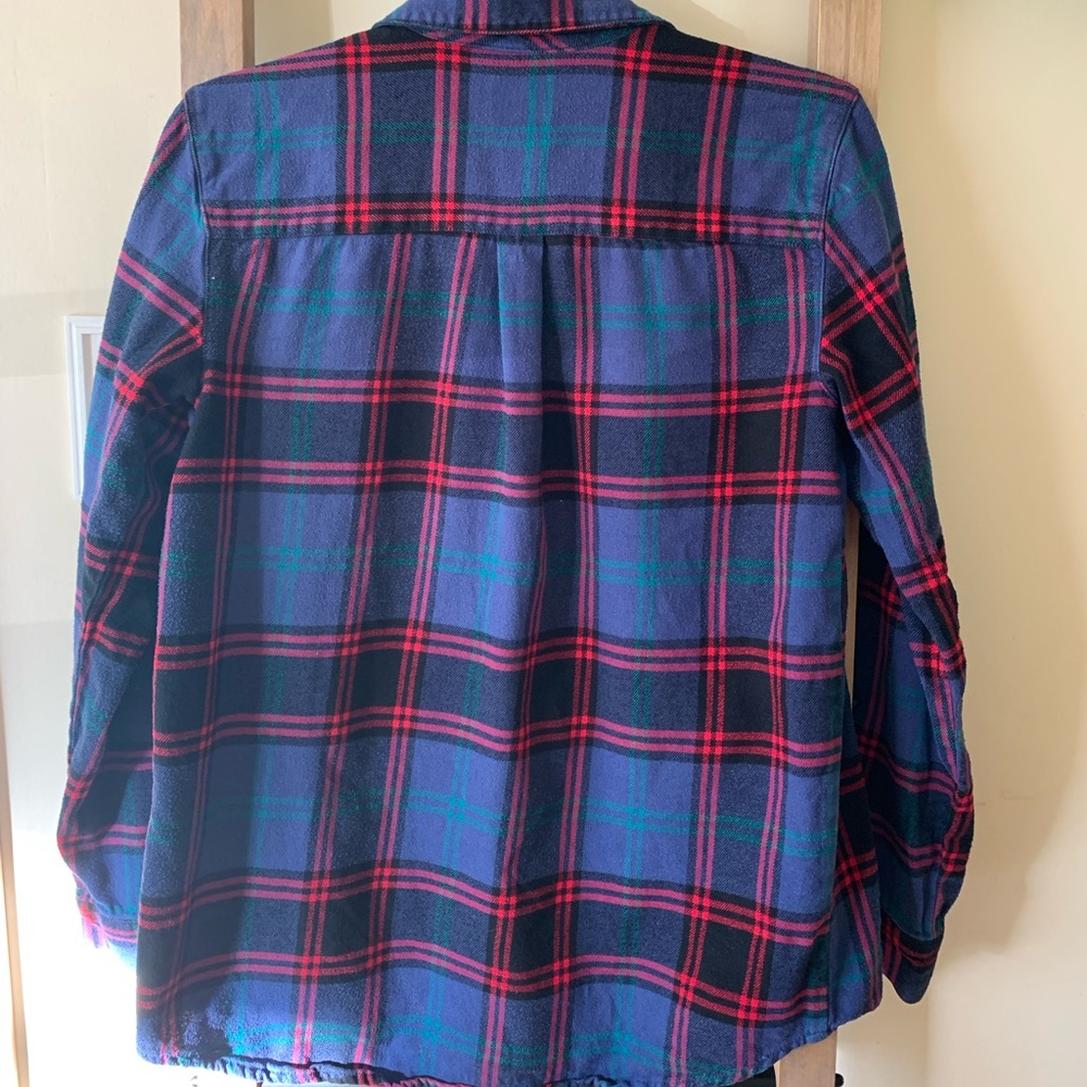 Fun Vintage Bass Cotton Flannel size small - Picture 2 of 5